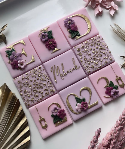 Eid tile - 9 design in 1 tile - debossing + multi cutter MEG cookie cutters