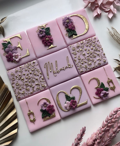 Eid tile - 9 design in 1 tile - debossing + multi cutter MEG cookie cutters