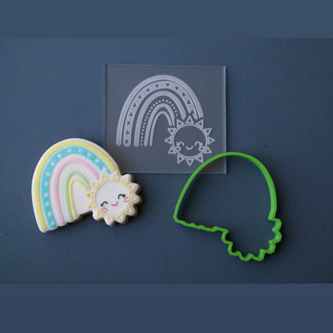 Baby sun Rainbow - Cookie cutter + Debossing MEG cookie cutters