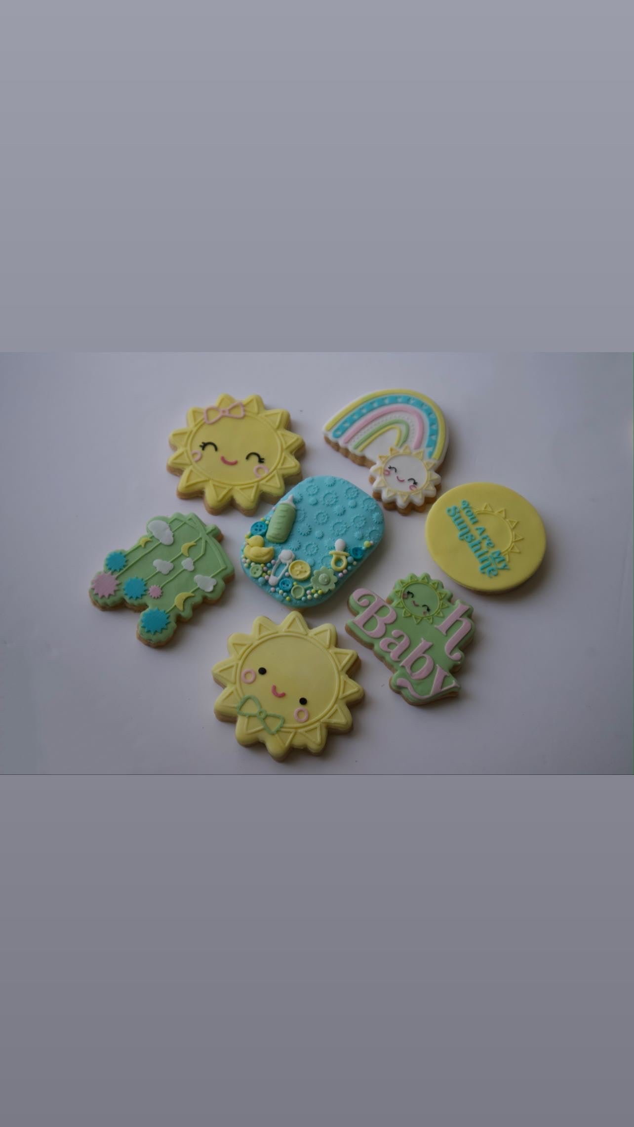 Baby sun Rainbow - Cookie cutter + Debossing MEG cookie cutters