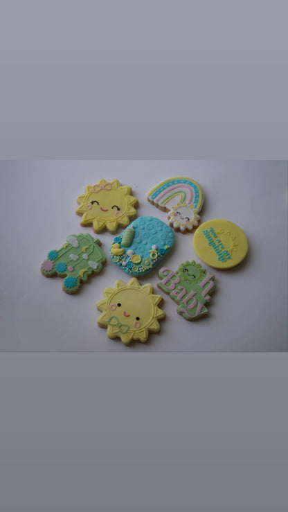 Baby sun Rainbow - Cookie cutter + Debossing MEG cookie cutters
