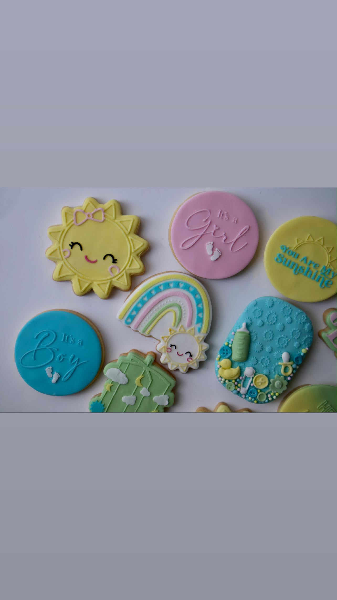 Baby sun Girl - Cookie cutter + Debossing MEG cookie cutters