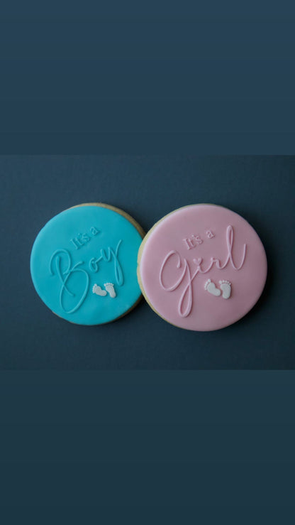 Baby Debossing - it’s a Boy MEG cookie cutters