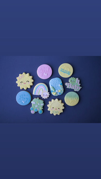 Baby Debossing - you are my sunshine MEG cookie cutters