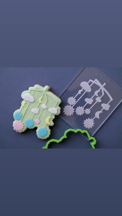 Baby mobile toy - Cookie cutter + Debossing MEG cookie cutters