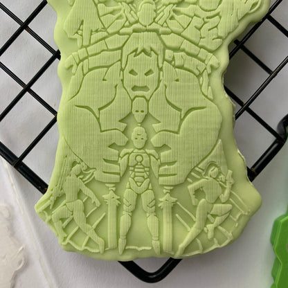 Avengers - super hero - Gauntlet Thanos  + cutter MEG cookie cutters