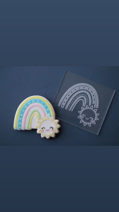 Baby sun Rainbow - Cookie cutter + Debossing MEG cookie cutters