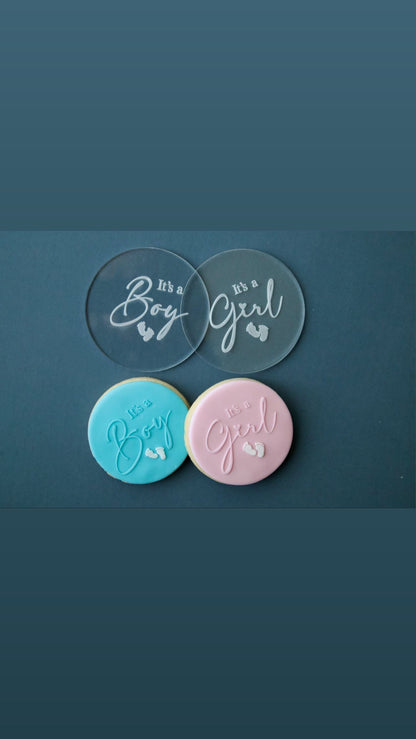 Baby Debossing - it’s a Girl MEG cookie cutters