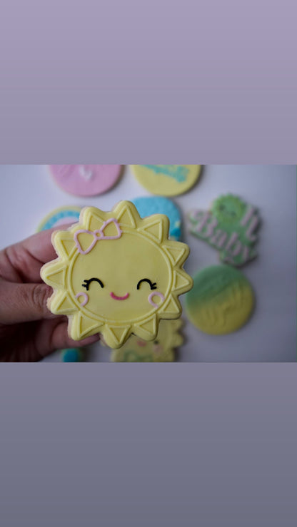 Baby sun Girl - Cookie cutter + Debossing MEG cookie cutters