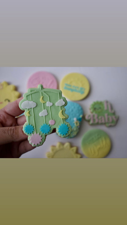 Baby mobile toy - Cookie cutter + Debossing MEG cookie cutters