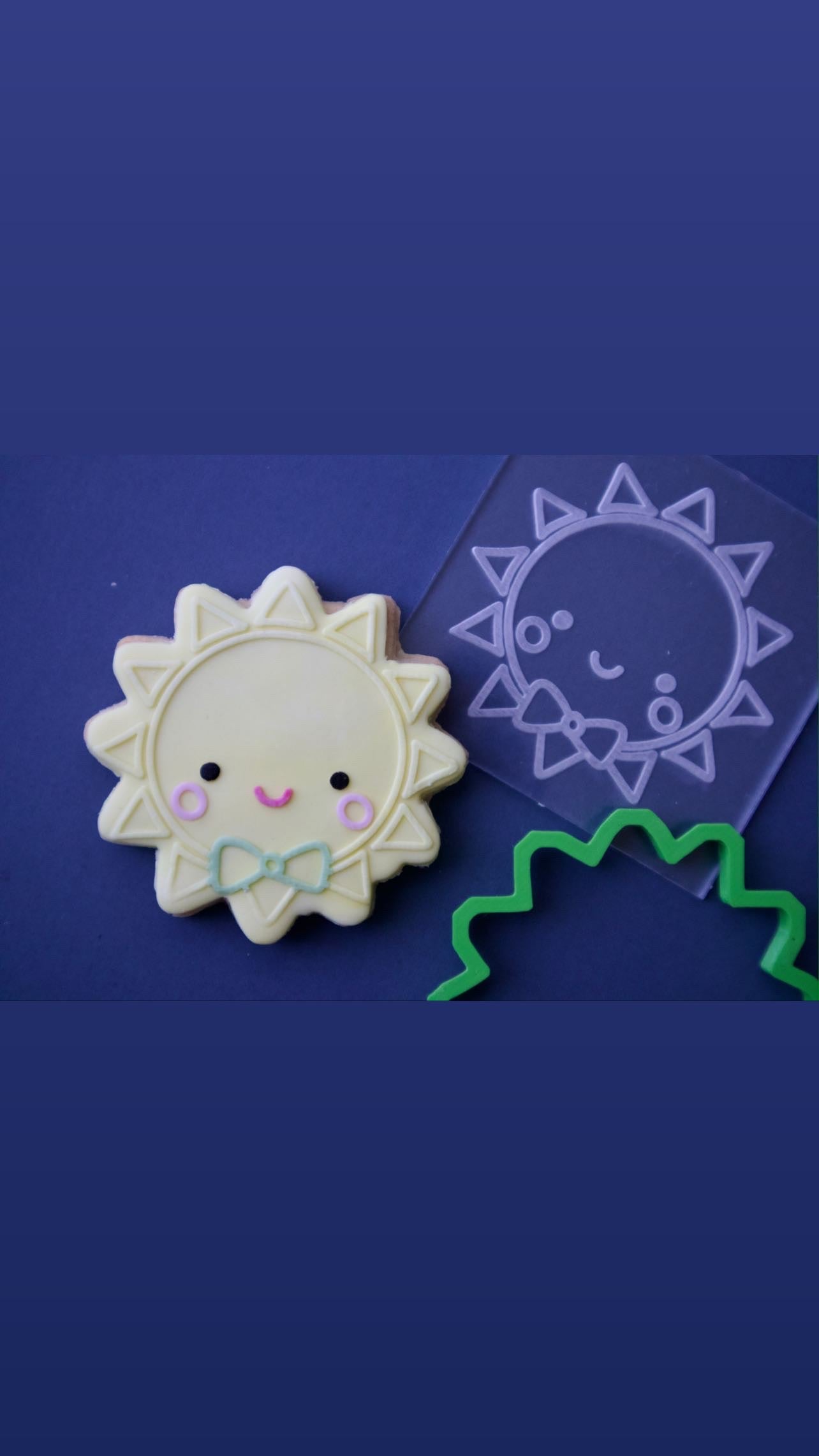 Baby sun Boy - Cookie cutter + Debossing MEG cookie cutters