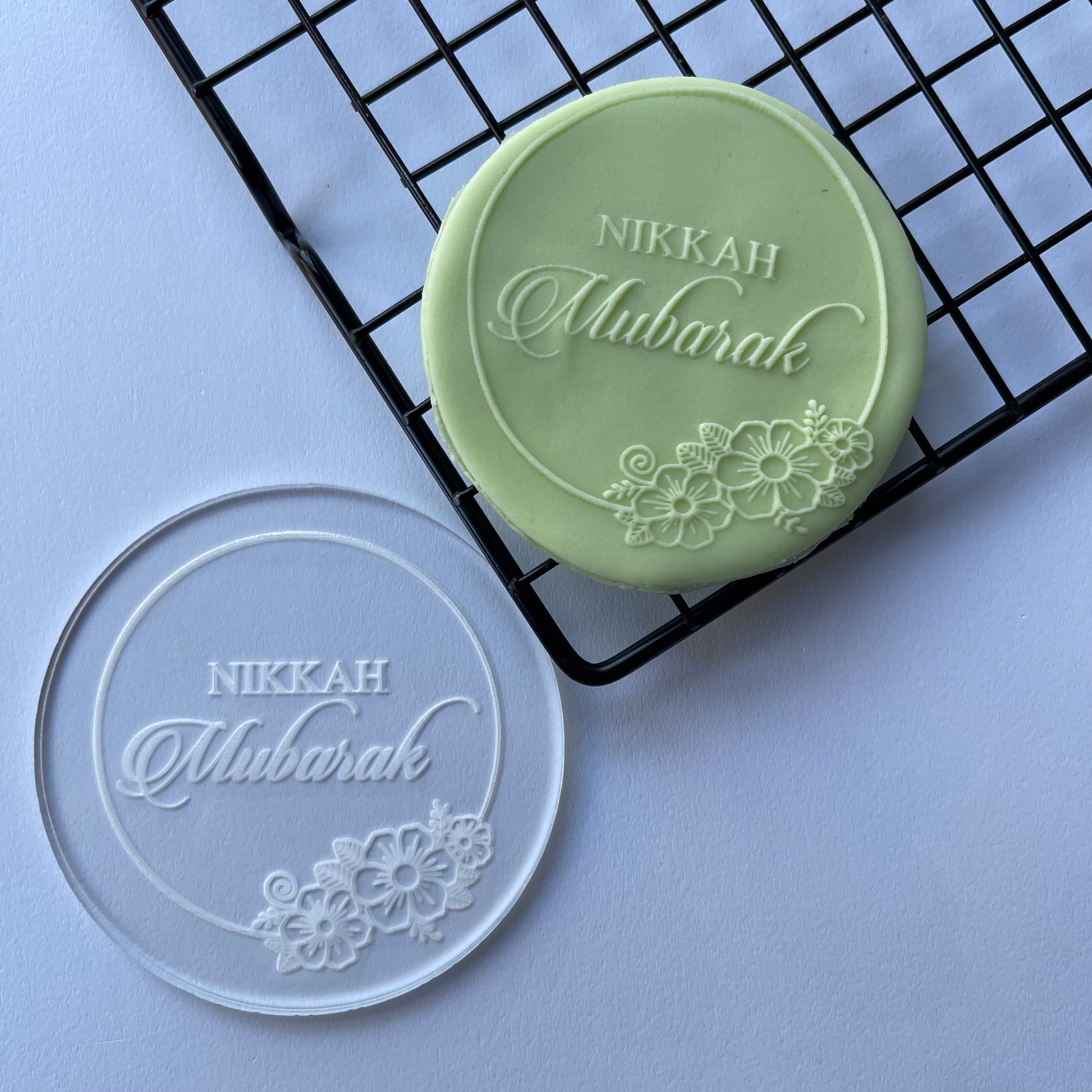 Arabic Islam Muslim - Eid Ramadan Iftar - debossing acrylic stamp MEG cookie cutters