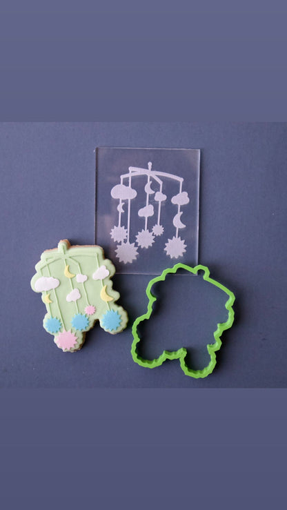 Baby mobile toy - Cookie cutter + Debossing MEG cookie cutters