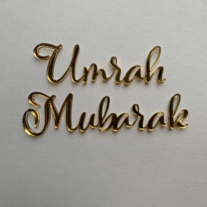 Umrah Mubarak Cake Charm
