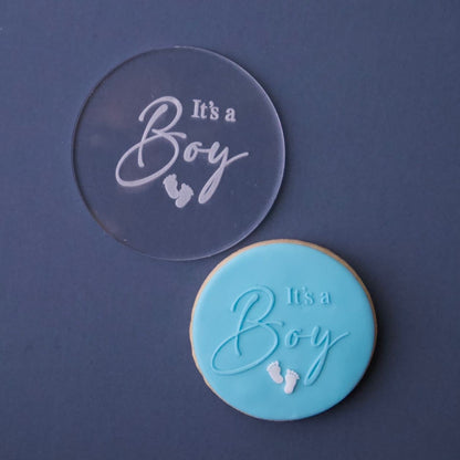 Baby Debossing - it’s a Boy MEG cookie cutters