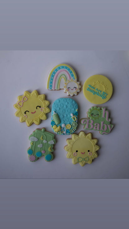 Baby sun Rainbow - Cookie cutter + Debossing MEG cookie cutters