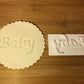 BABY - Embossing - stamp MEG cookie cutters